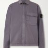 Garment-Dyed Stretch Organic Cotton-Twill Overshirt Garment-Dyed Stretch Organic Cotton-Twill Overshirt