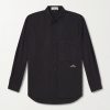 Button-Down Collar Logo-Embroidered Organic Cotton-Tela Shirt Button-Down Collar Logo-Embroidered Organic Cotton-Tela Shirt