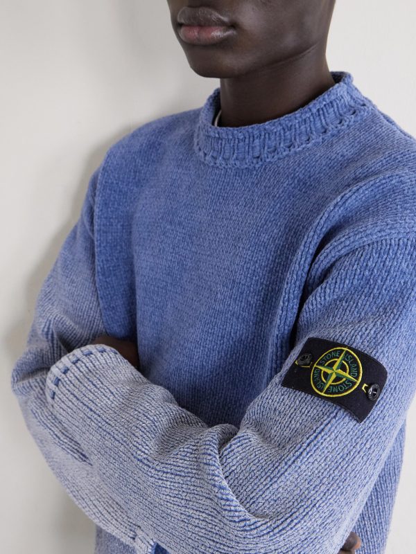 Dégradé Cotton-Chenille Sweater - CU