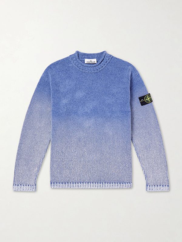 Dégradé Cotton-Chenille Sweater