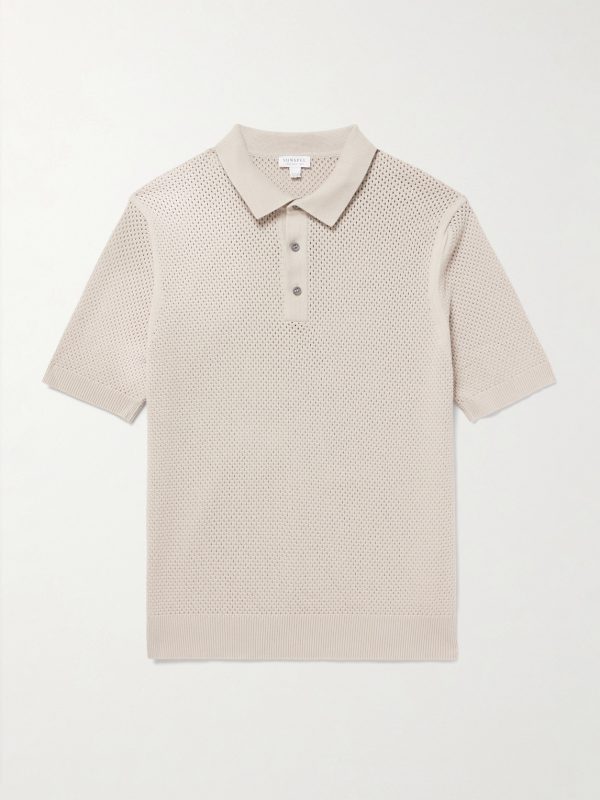 Cotton-Mesh Polo Shirt Cotton-Mesh Polo Shirt
