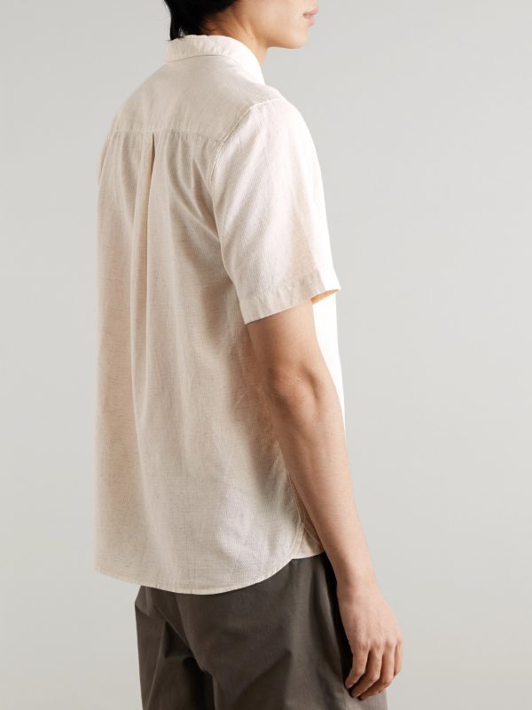Cotton and Linen-Blend Shirt - BK