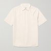 Cotton and Linen-Blend Shirt