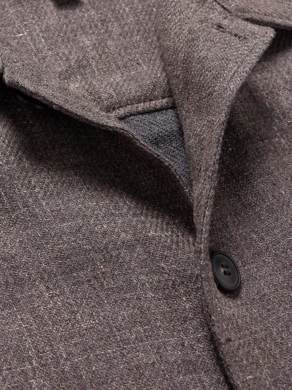 Cotton and Linen-Blend Overshirt - CU
