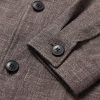 Cotton and Linen-Blend Overshirt - E1