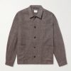 Cotton and Linen-Blend Overshirt