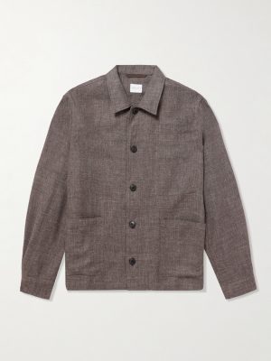 Cotton and Linen-Blend Overshirt Cotton and Linen-Blend Overshirt