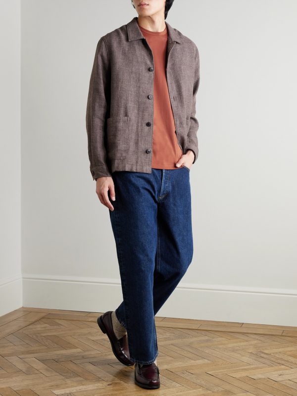 Cotton and Linen-Blend Overshirt - OU