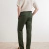 Tapered Cotton and Linen-Blend Trousers - BK Tapered Cotton and Linen-Blend Trousers - BK