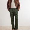 Tapered Cotton and Linen-Blend Trousers - OU Tapered Cotton and Linen-Blend Trousers - OU