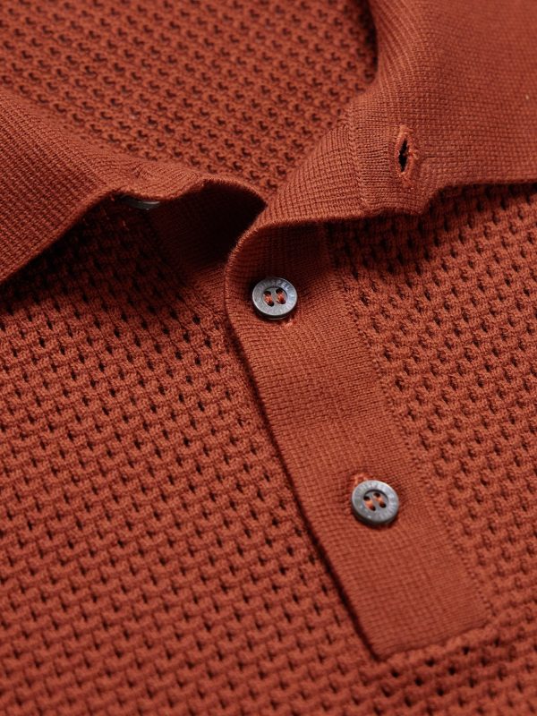 Cotton-Mesh Polo Shirt - CU Cotton-Mesh Polo Shirt - CU