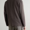 Textured Wool-Blend Harrington Jacket - BK Textured Wool-Blend Harrington Jacket - BK