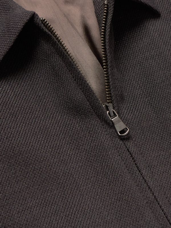 Textured Wool-Blend Harrington Jacket - CU Textured Wool-Blend Harrington Jacket - CU