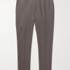 Straight-Leg Textured Wool-Blend Suit Trousers Straight-Leg Textured Wool-Blend Suit Trousers