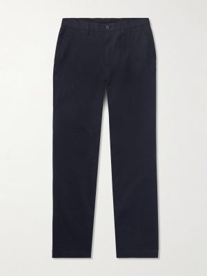 Straight-Leg Cotton-Drill Trousers Straight-Leg Cotton-Drill Trousers