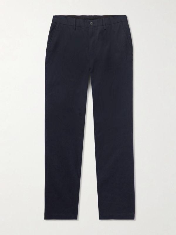 Straight-Leg Cotton-Drill Trousers Straight-Leg Cotton-Drill Trousers