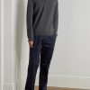Straight-Leg Cotton-Drill Trousers - OU Straight-Leg Cotton-Drill Trousers - OU