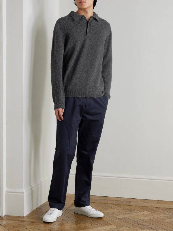Straight-Leg Cotton-Drill Trousers - OU Straight-Leg Cotton-Drill Trousers - OU