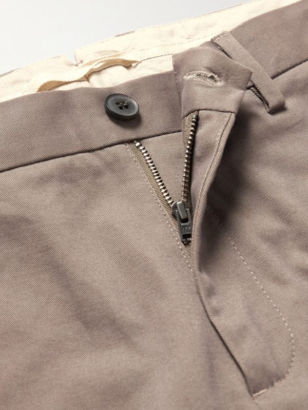 Straight-Leg Cotton-Drill Trousers - E1 Straight-Leg Cotton-Drill Trousers - E1
