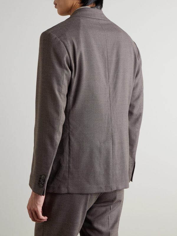 Textured Wool-Blend Suit Jacket - BK Textured Wool-Blend Suit Jacket - BK