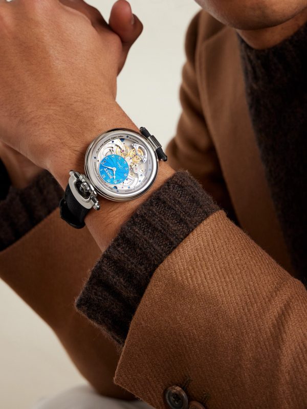 Monsieur BOVET Limited Edition Hand-Wound 43mm Titanium and Canvas Watch, Ref. No. AI43032 - OU2 Monsieur BOVET Limited Edition Hand-Wound 43mm Titanium and Canvas Watch, Ref. No. AI43032 - OU2