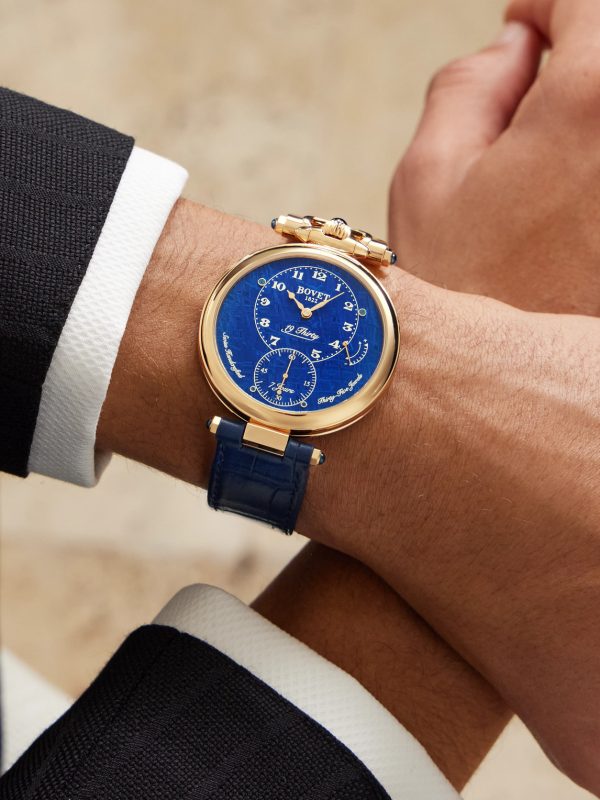 19Thirty Hand-Wound 42mm 18-Karat Red Gold, Meteorite and Alligator Watch, Ref. No. NTR0099 - OU 19Thirty Hand-Wound 42mm 18-Karat Red Gold, Meteorite and Alligator Watch, Ref. No. NTR0099 - OU