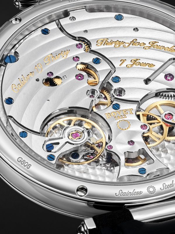 19Thirty Limited Edition Hand-Wound 42mm Stainless Steel and Leather Watch, Ref. No. NTS0108 - E1