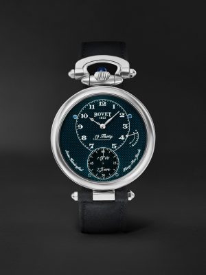 19Thirty Limited Edition Hand-Wound 42mm Stainless Steel and Leather Watch, Ref. No. NTS0108 19Thirty Limited Edition Hand-Wound 42mm Stainless Steel and Leather Watch, Ref. No. NTS0108