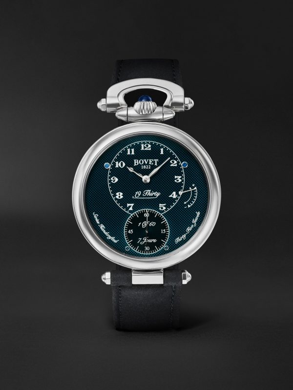 19Thirty Limited Edition Hand-Wound 42mm Stainless Steel and Leather Watch, Ref. No. NTS0108