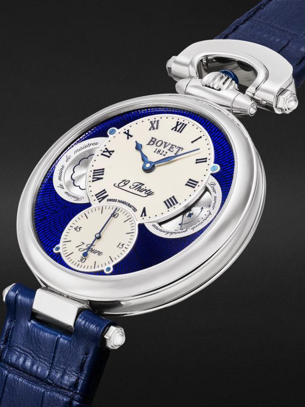 19Thirty Hand-Wound 42mm Stainless Steel and Rubber Watch, Ref. No. NTS0104 - FR