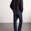 Striped Cotton-Twill Shirt - BK Striped Cotton-Twill Shirt - BK