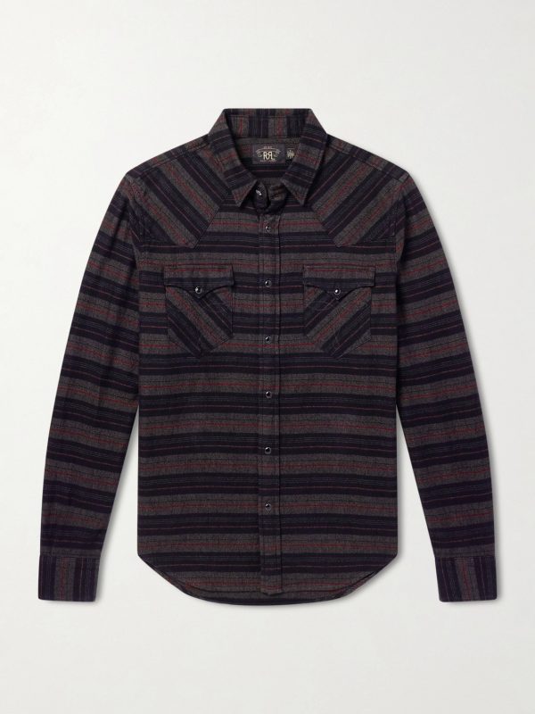 Striped Cotton-Twill Shirt Striped Cotton-Twill Shirt