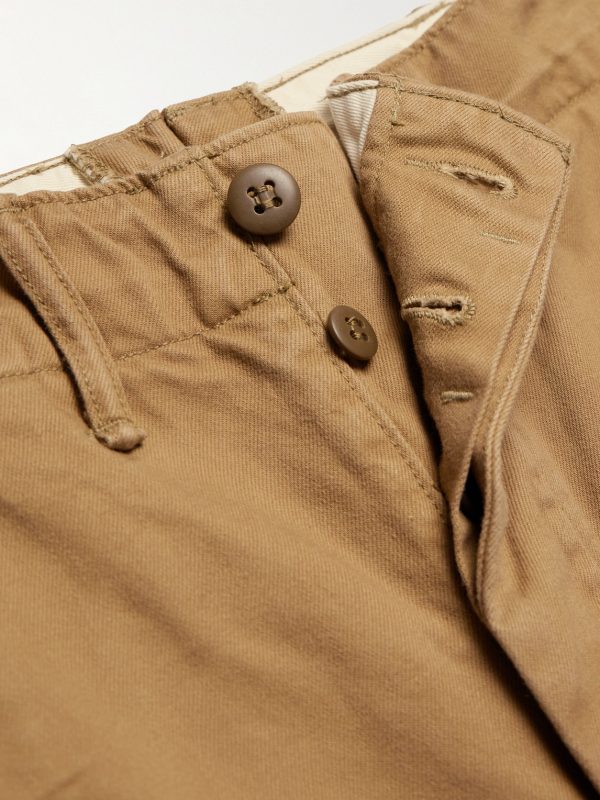 Straight-Leg Cotton-Twill Chinos - E1 Straight-Leg Cotton-Twill Chinos - E1