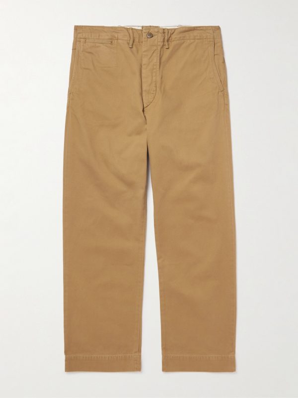 Straight-Leg Cotton-Twill Chinos Straight-Leg Cotton-Twill Chinos