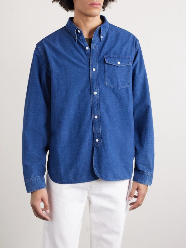 Button-Down Collar Cotton Oxford Shirt - FR Button-Down Collar Cotton Oxford Shirt - FR