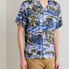 Camp-Collar Floral-Print Woven Shirt - FR Camp-Collar Floral-Print Woven Shirt - FR