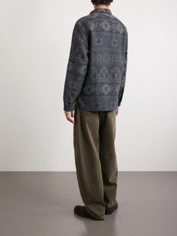 Cotton-Jacquard Shirt - BK Cotton-Jacquard Shirt - BK