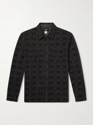 Wool-Blend Jacquard Overshirt Wool-Blend Jacquard Overshirt