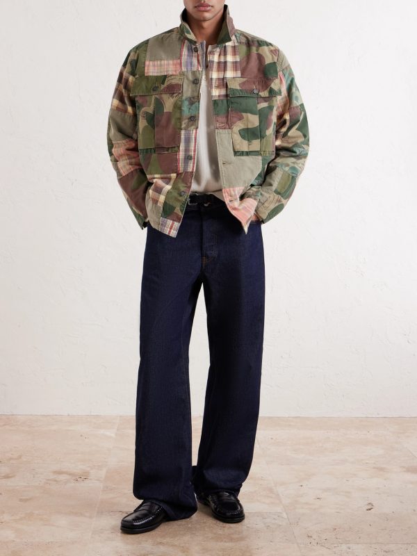 Patchwork Cotton Shirt - OU Patchwork Cotton Shirt - OU