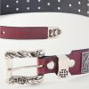 St.Teresa 2cm Studded Leather Belt - E1 St.Teresa 2cm Studded Leather Belt - E1