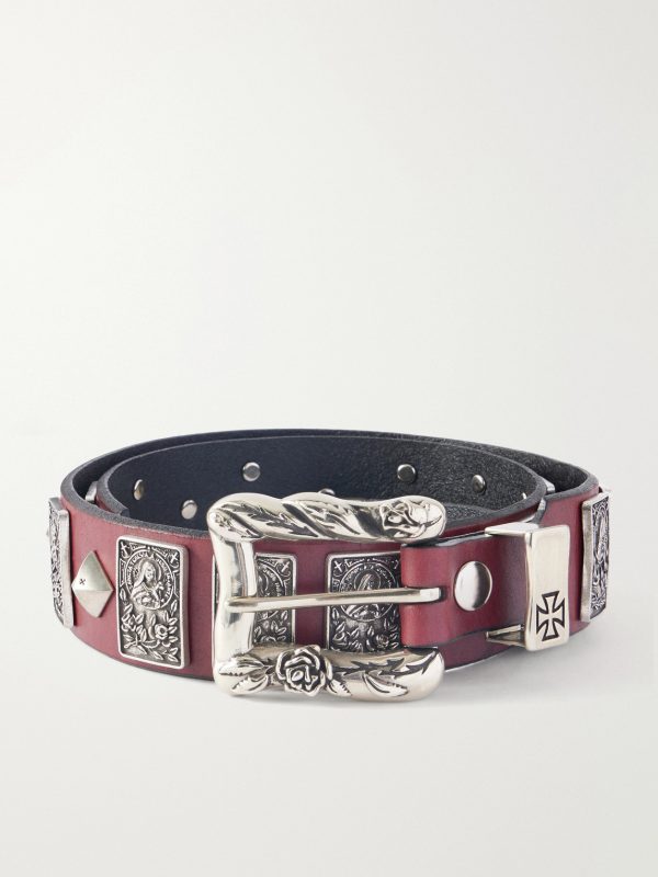 St.Teresa 2cm Studded Leather Belt St.Teresa 2cm Studded Leather Belt
