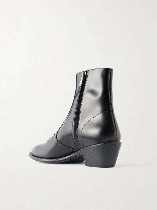 Kansas Leather Chelsea Boots - BK