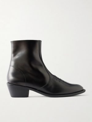 Kansas Leather Chelsea Boots