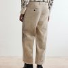 Straight-Leg Distressed Cotton and Linen-Blend Trousers - BK Straight-Leg Distressed Cotton and Linen-Blend Trousers - BK