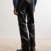 Tommy Tonsil Straight-Leg Leather Trousers - BK
