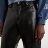 Tommy Tonsil Straight-Leg Leather Trousers - CU
