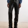 Tommy Tonsil Straight-Leg Leather Trousers - FR