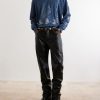 Tommy Tonsil Straight-Leg Leather Trousers - OU