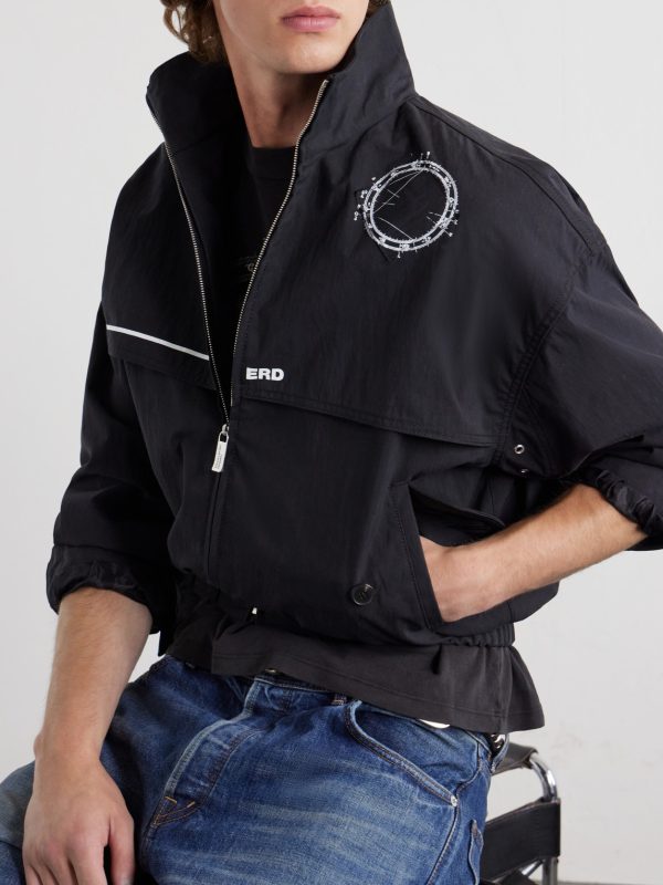 Serge Logo-Printed Shell Jacket - CU Serge Logo-Printed Shell Jacket - CU