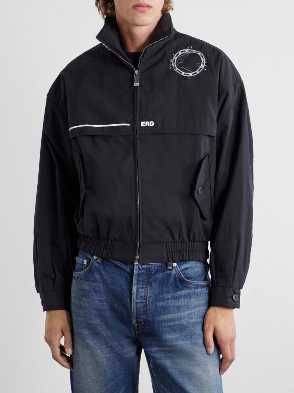 Serge Logo-Printed Shell Jacket - FR Serge Logo-Printed Shell Jacket - FR